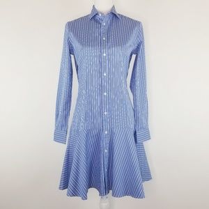 Polo Ralph Lauren Peplum Shirt Dress Sz 6
